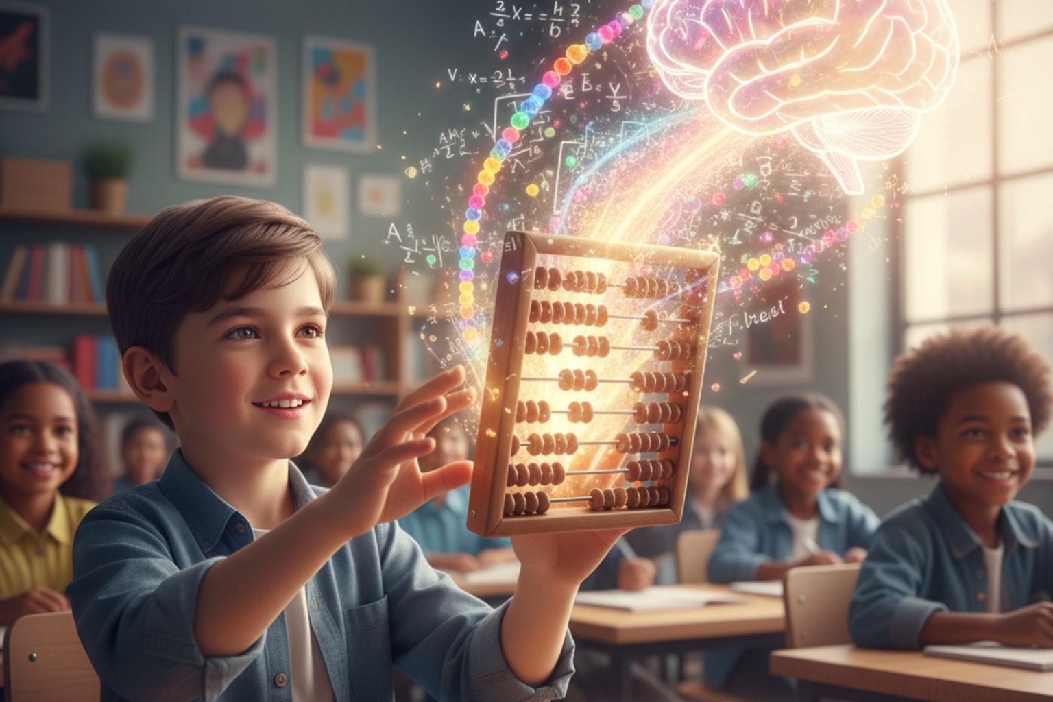 Mental calculation skills and abacus