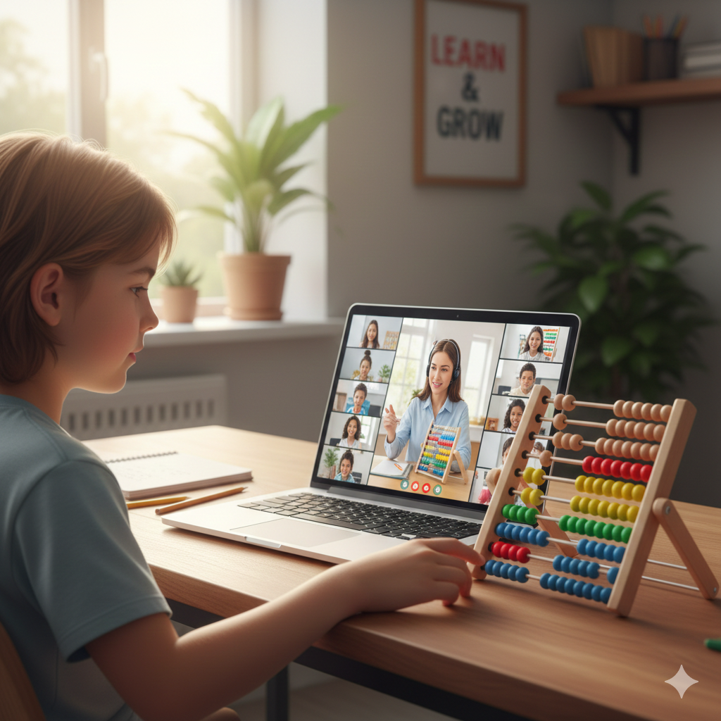 Online Abacus Classes for Kids Learning Mental Math